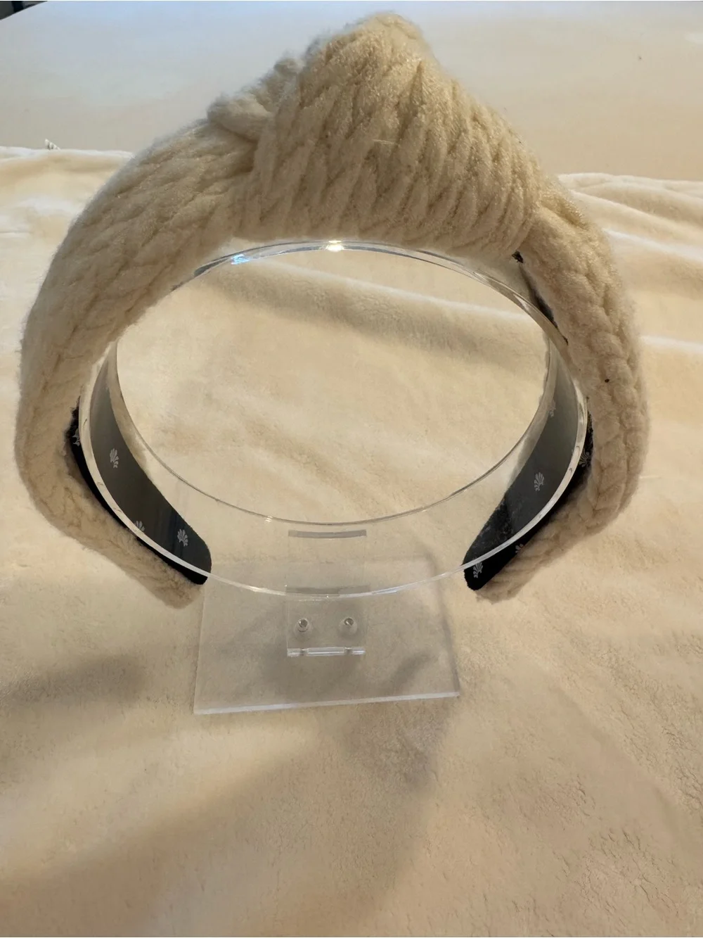 Lele Sadoughi cable-knit head band